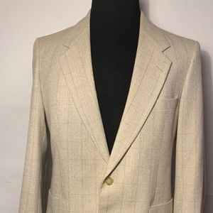 Vintage Yves Saint Laurent, Blazer Wool,Cream, 42R
